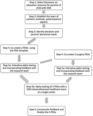 Co-creating a suite of patient decision aids for parents of an infant or young child with differences of sex development: A methods roadmap